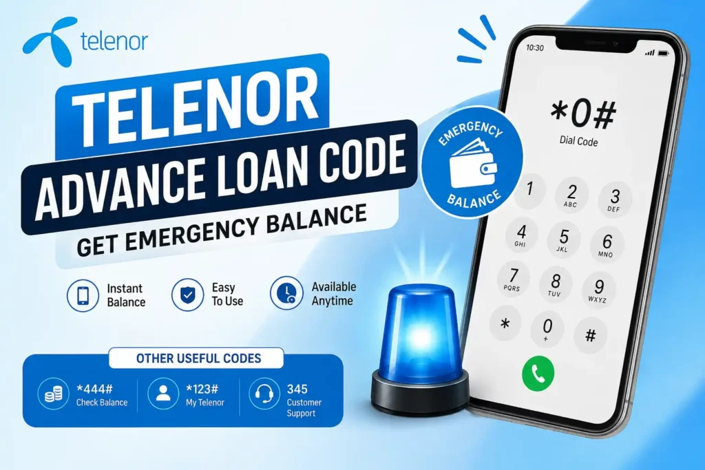 Telenor Advance Loan Code 2026