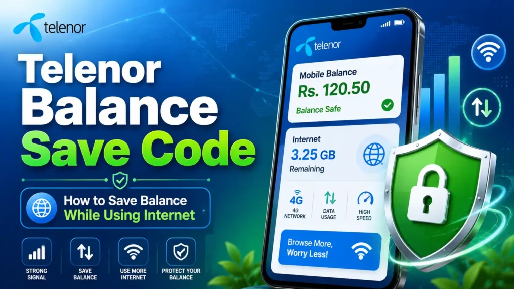 Telenor Balance Save Code 2026