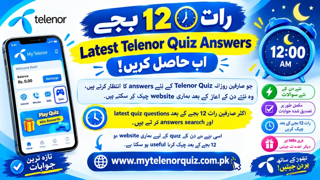 Telenor Quiz Today 2026