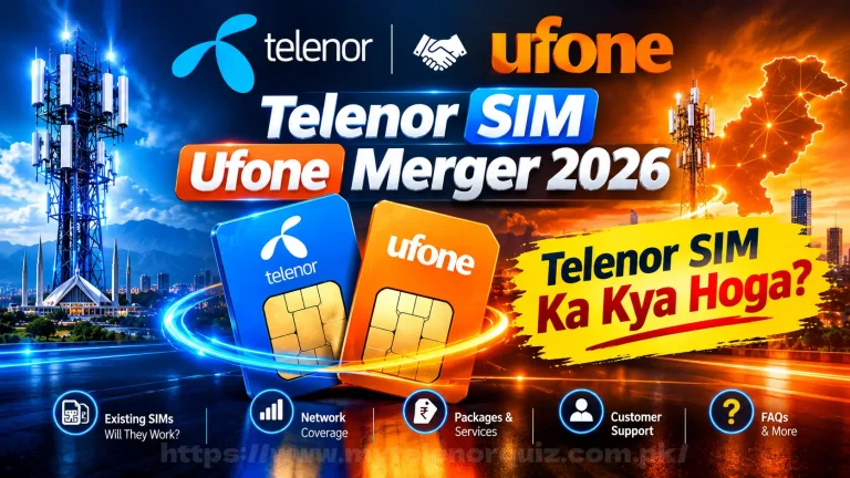 Telenor SIM Ufone Merger 2026