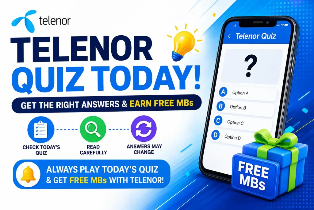 Telenor Quiz Today